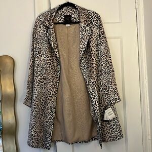 Helene Berman Leopard print Jacket Size XL (NWT)
